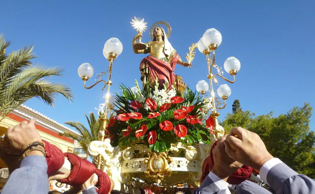 La fiesta de Santa Bárbara enciende la Navidad en Moncada Las Provincias